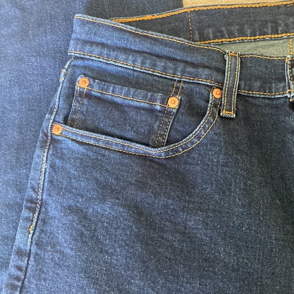 Levi’s 559 Dark wash Relaxed Straight Leg Jeans Size 34/30. NWOT - Picture 8 of 12
